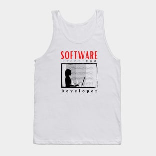 Software Front-End Developer motivational design Tank Top